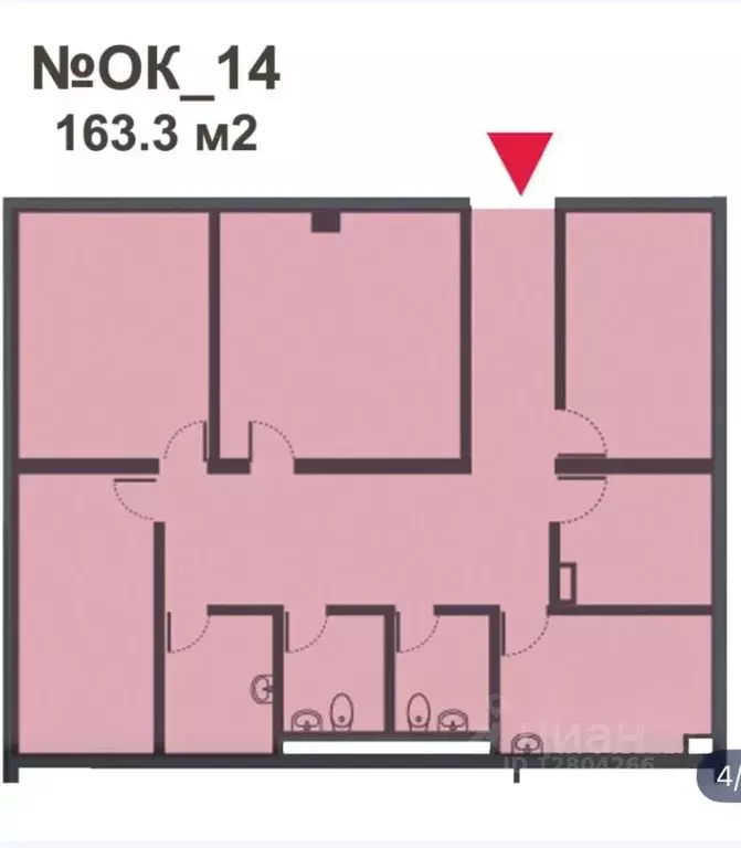 Торговая площадь в Москва ул. Архитектора Щусева, 2к2 (163 м) - Фото 1