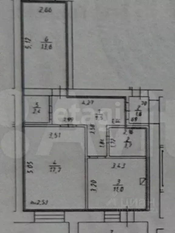2-к кв. Костромская область, Кострома Транспортная ул., 3 (72.0 м) - Фото 2