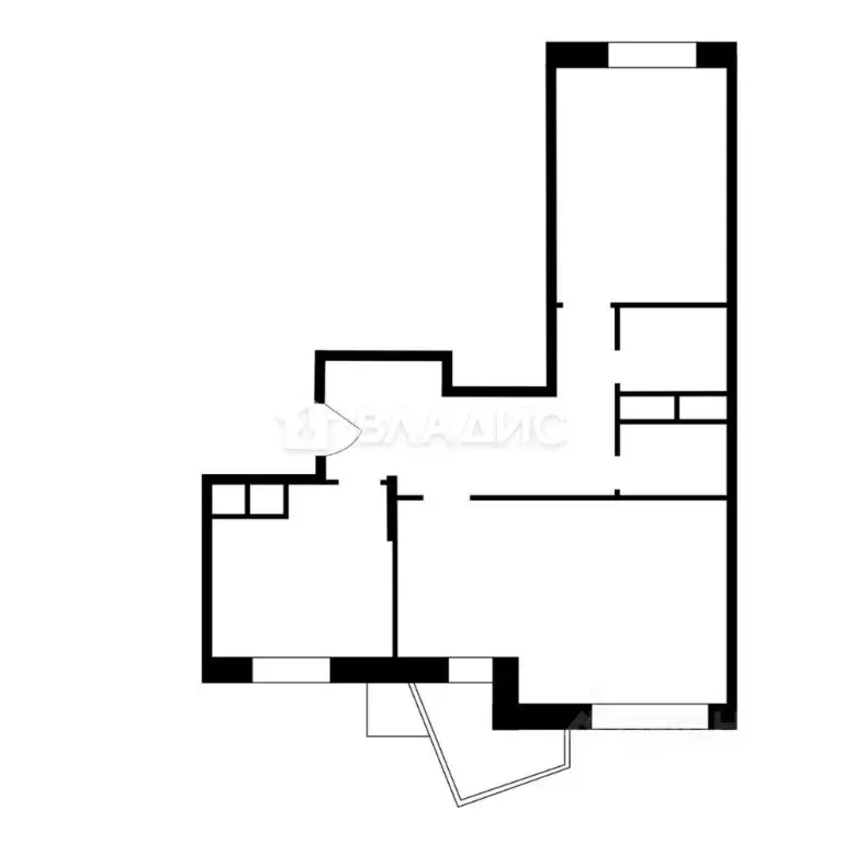 2-к кв. Московская область, Одинцовский городской округ, Лесной ... - Фото 2