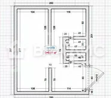 1-к кв. Московская область, Королев Кооперативная ул., 3 (30.1 м) - Фото 2