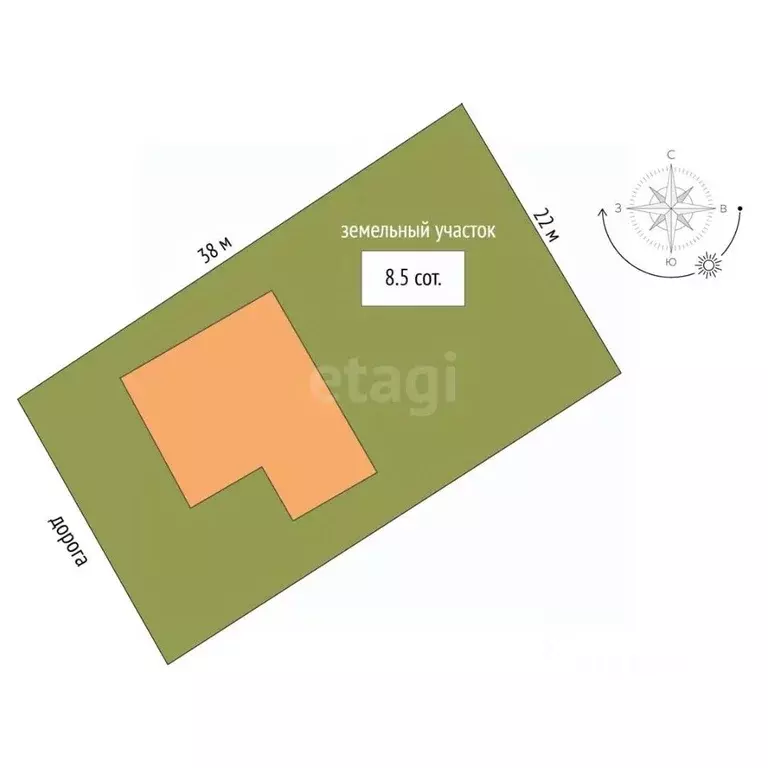 Дом в Алтайский край, Первомайский район, с. Фирсово Почтовый пер., 1 ... - Фото 2