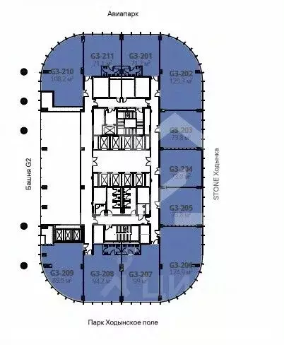 Помещение свободного назначения в Москва Ходынский бул., 20Ас1 (108 м) - Фото 2