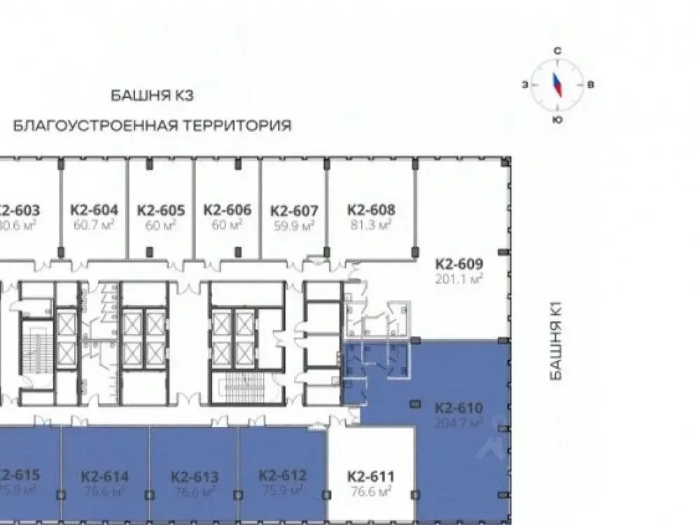 Офис в Москва Старокалужское ш., 64 (77 м) - Фото 2