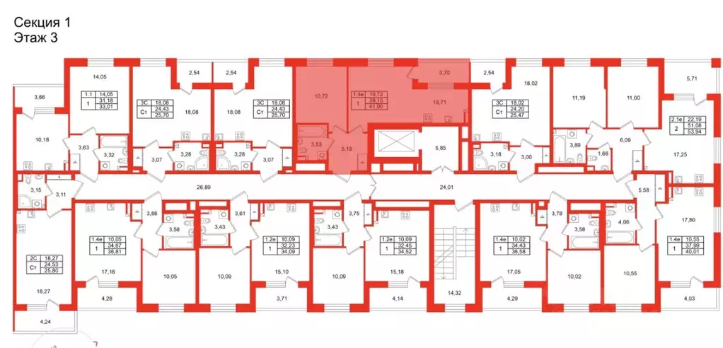 1-к кв. Санкт-Петербург Пулковское ш., 109к3 (39.15 м) - Фото 2