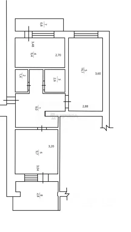 2-к кв. Крым, Симферополь ул. Кечкеметская, 105А (51.8 м) - Фото 1