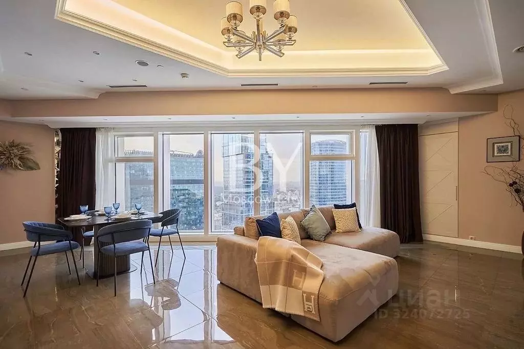 2-к кв. Москва 1-й Красногвардейский проезд, 15 (107.0 м) - Фото 1