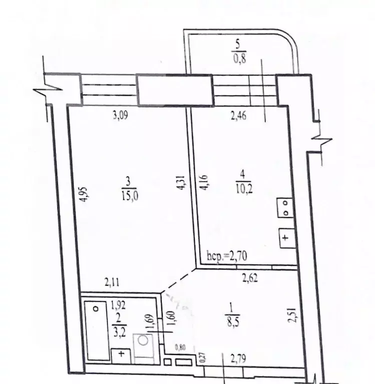 1-к кв. Забайкальский край, Чита ул. Курнатовского, 34 (36.9 м) - Фото 1