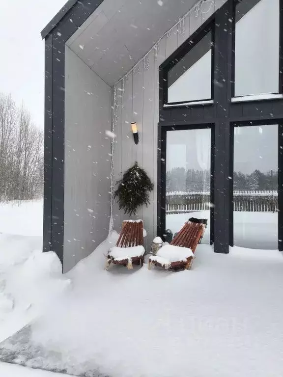 Дом в Ленинградская область, Приозерский район, Плодовское с/пос, пос. ... - Фото 1