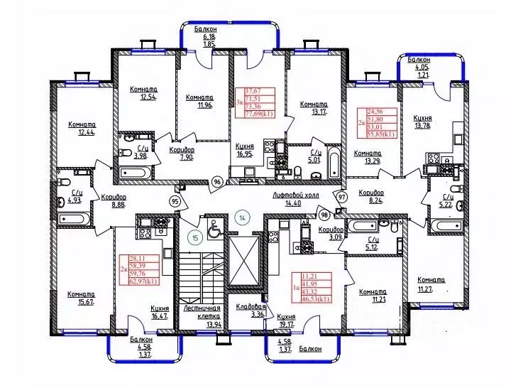 1-к кв. Калининградская область, Калининград ул. Дубовая Аллея (43.32 ... - Фото 1