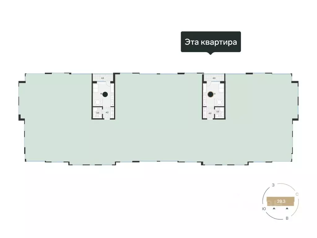 1-к кв. Тюменская область, Тюмень ул. Игоря Комиссарова, 25 (25.24 м) - Фото 1