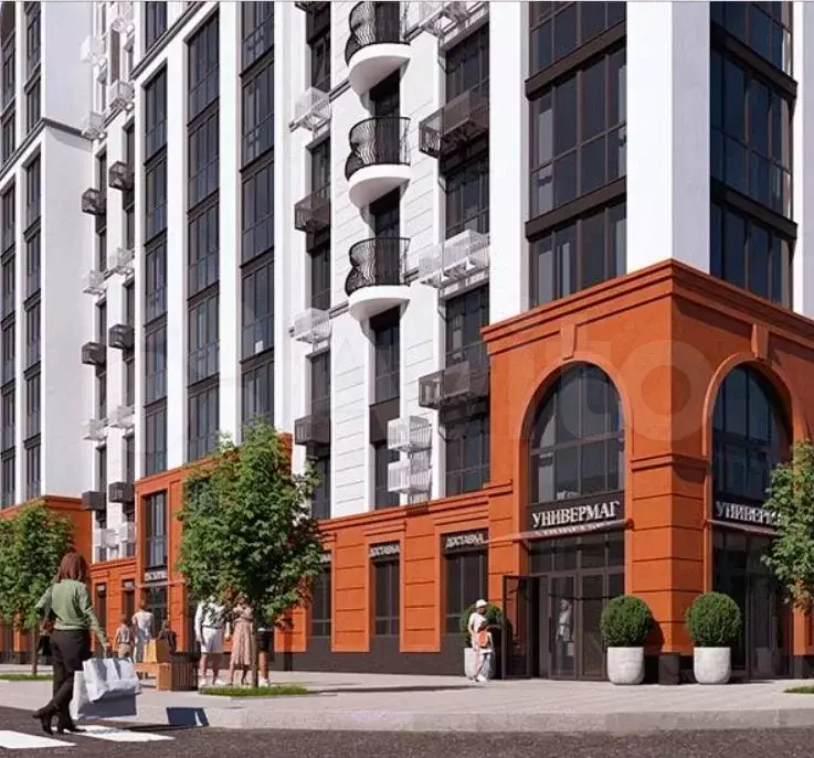 1-к. квартира, 45 м, 7/9 эт. - Фото 1