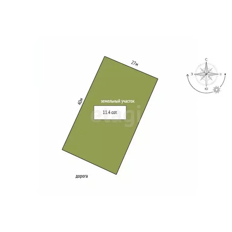 Участок в Ярославская область, Ярославский муниципальный округ, ... - Фото 1