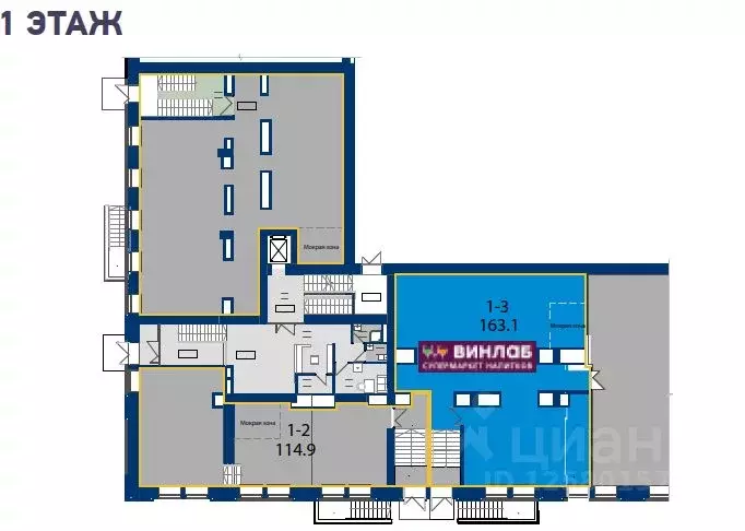 Помещение свободного назначения в Москва Ленинградский просп., 47С2 ... - Фото 2