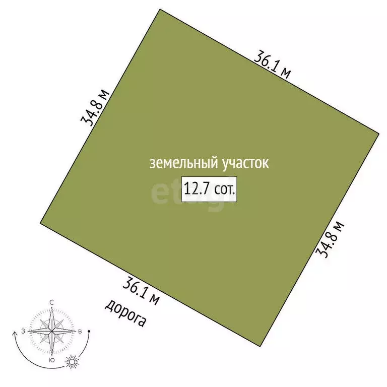 Участок в Заводоуковск, улица Гилёвская Роща (6.3 м) - Фото 1