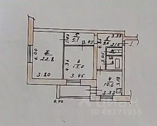 2-к кв. Орловская область, Орел Советская ул., 19 (68.8 м) - Фото 1