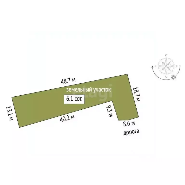 Участок в Тюменская область, Нижнетавдинский муниципальный округ, ... - Фото 2