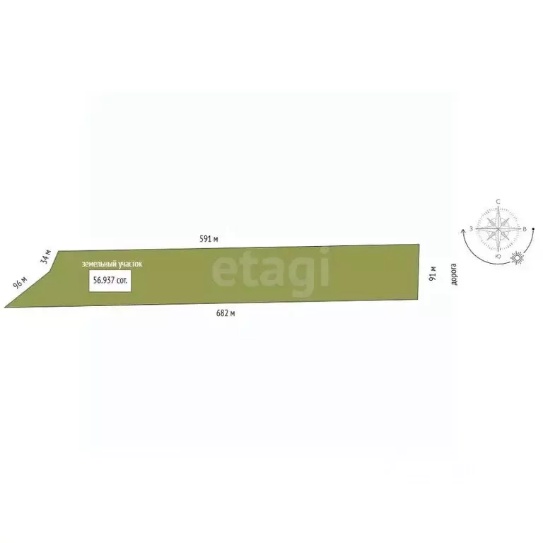 Участок в Крым, Кировский район, Яркополенское с/пос, с. Софиевка ул. ... - Фото 1