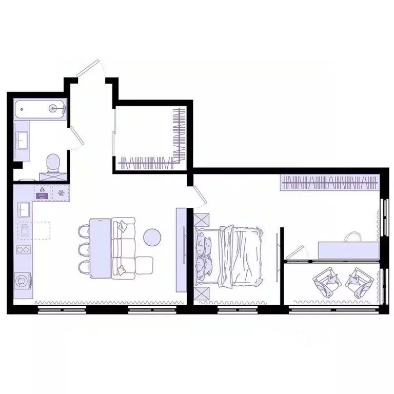 3-к кв. Приморский край, Владивосток Днепровская ул. (64.6 м) - Фото 1