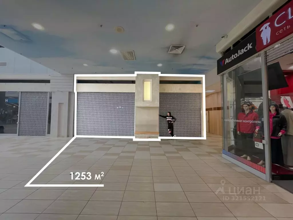 Торговая площадь в Санкт-Петербург Коломяжский просп., 17к1 (1253 м) - Фото 1