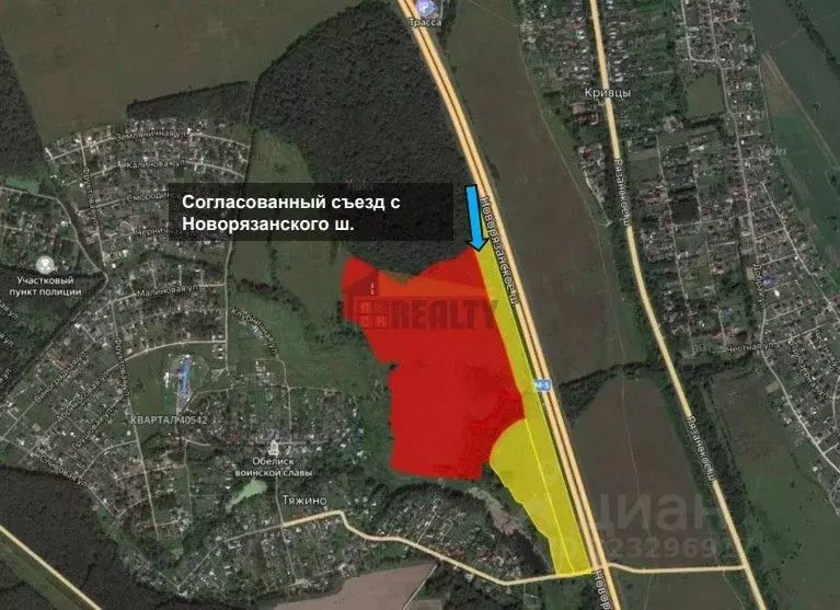 Склад в Московская область, Раменский муниципальный округ, д. Тяжино ... - Фото 2