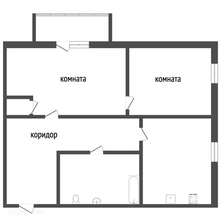 Продаётся 2-к квартира, 45 м - Фото 0