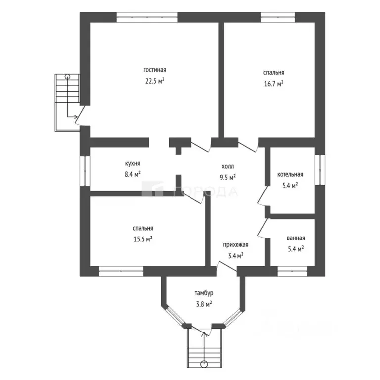 Дом в Алтайский край, Первомайский район, с. Зудилово ул. 60 лет СССР, ... - Фото 2