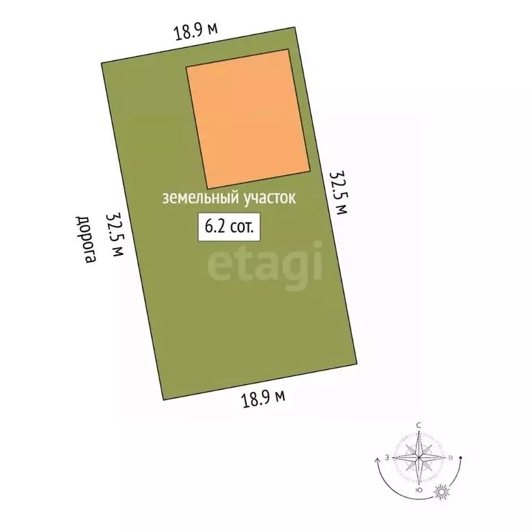 Участок в Ямало-Ненецкий АО, Новый Уренгой Заозерный мкр,  (6.16 сот.) - Фото 2