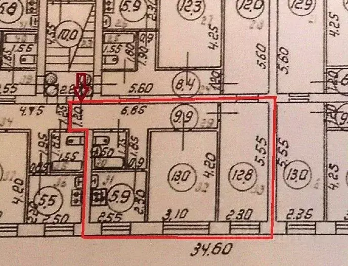 2-к кв. Орловская область, Орел Комсомольская ул., 40А (42.0 м) - Фото 1