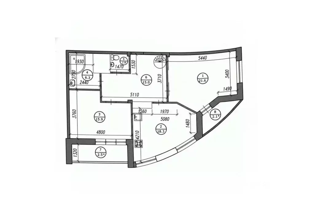 4-к кв. Московская область, Королев ул. Болдырева, 5 (162.1 м) - Фото 2