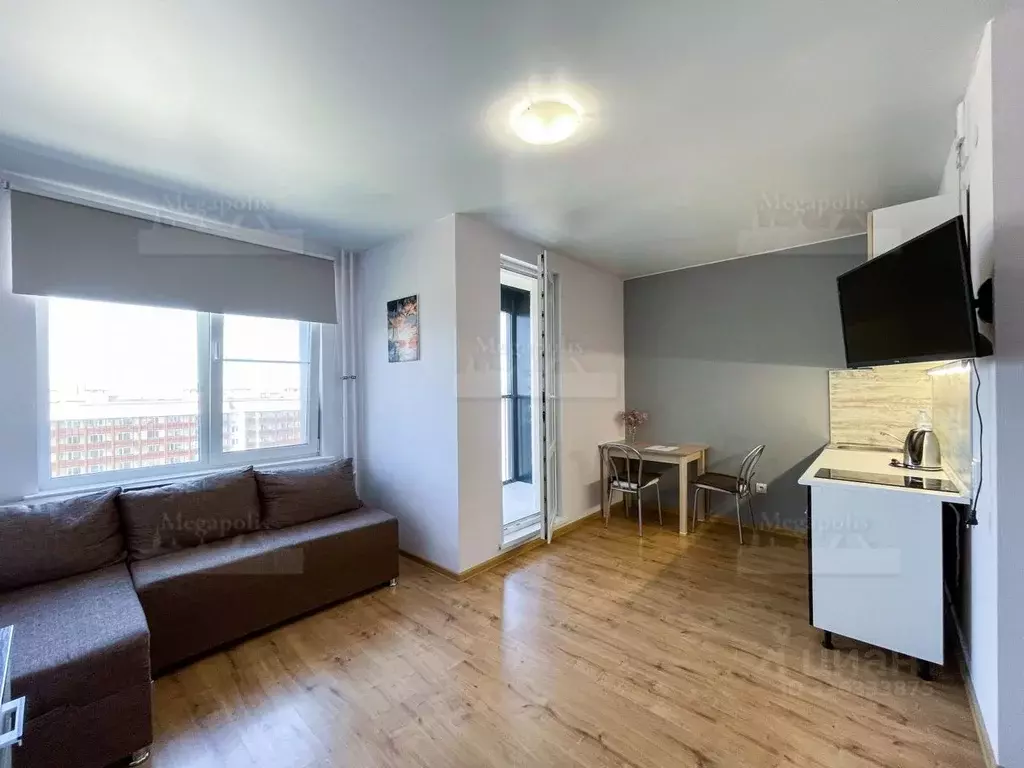 Студия Санкт-Петербург ул. Среднерогатская, 16к5 (28.0 м) - Фото 1