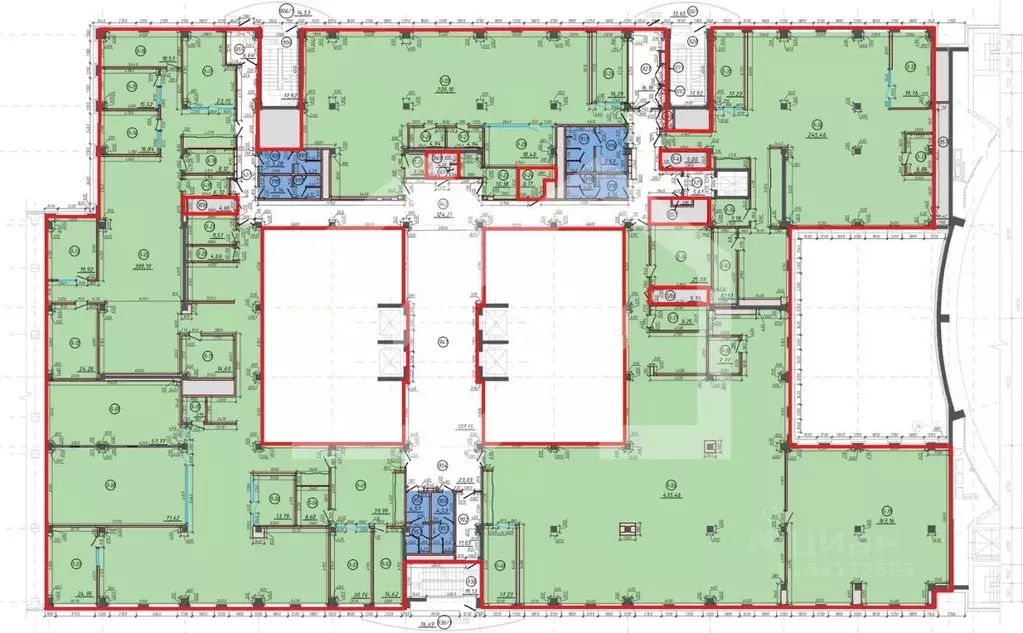 Помещение свободного назначения в Москва Тестовская ул., 10 (2912 м) - Фото 2