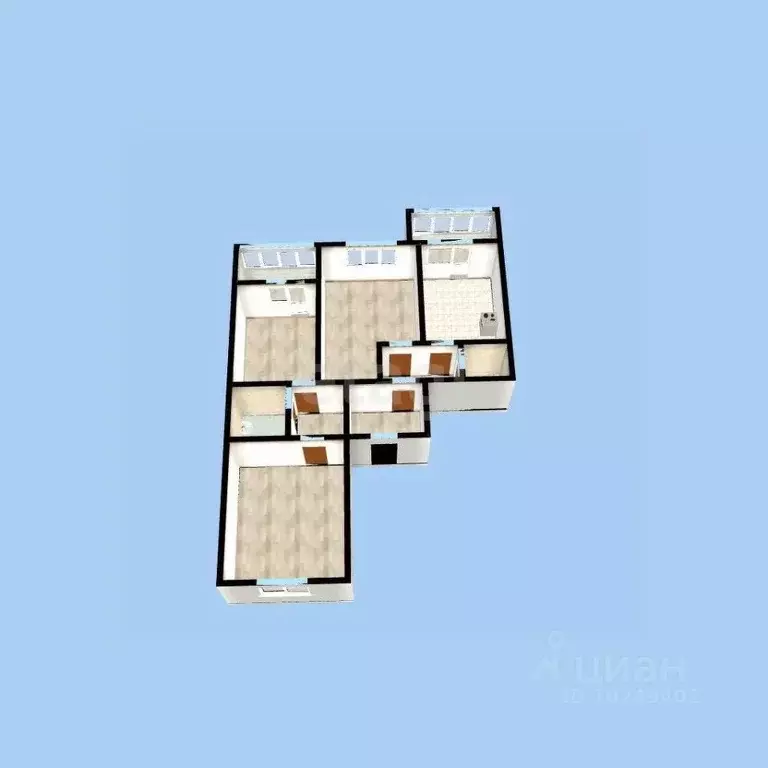3-к кв. Башкортостан, Уфа ул. Ахметова, 225 (99.0 м) - Фото 1