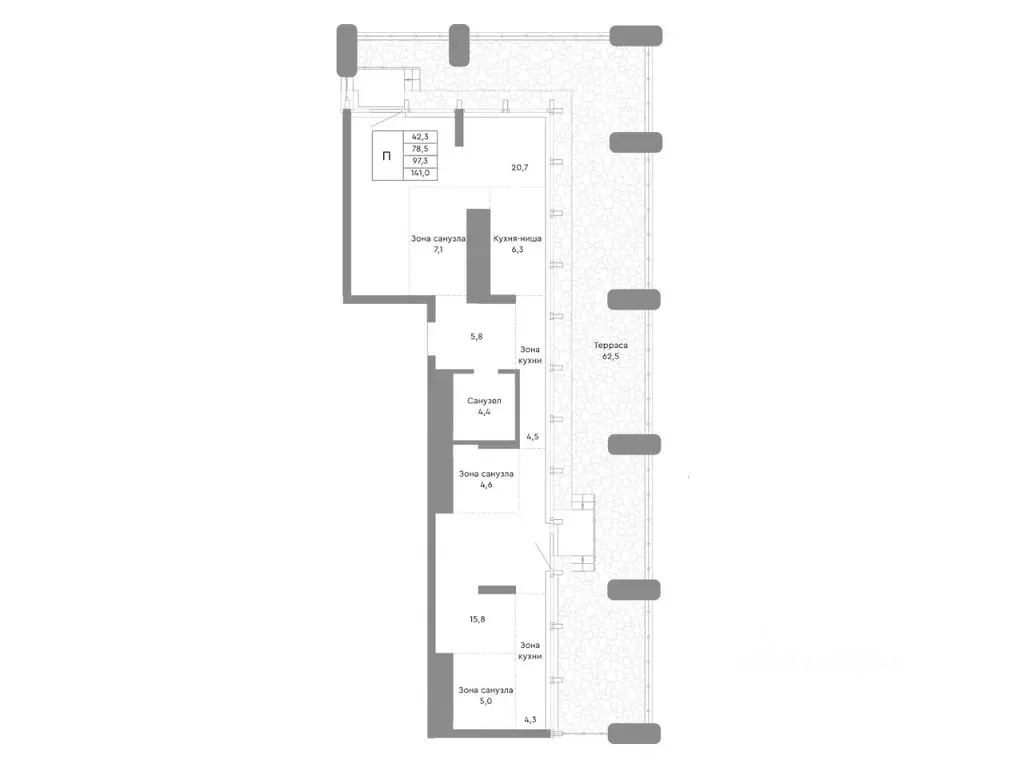 Свободной планировки кв. Челябинская область, Челябинск ул. ... - Фото 1