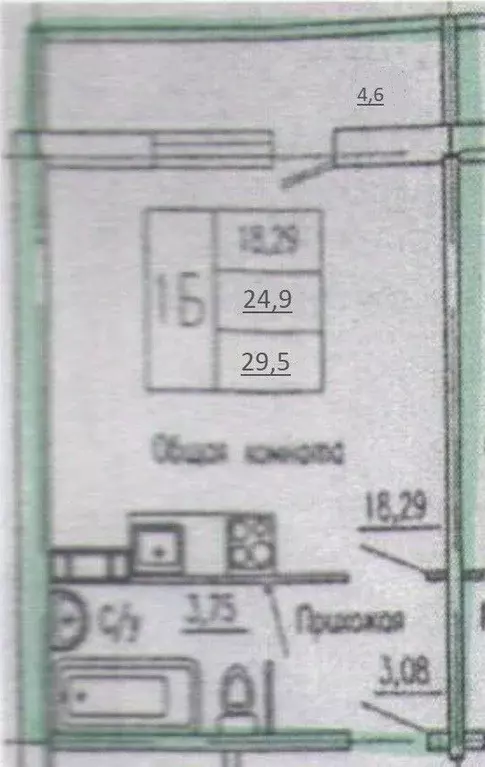 Студия Чувашия, Чебоксары ул. П.В. Дементьева, 1к1 (29.5 м) - Фото 0