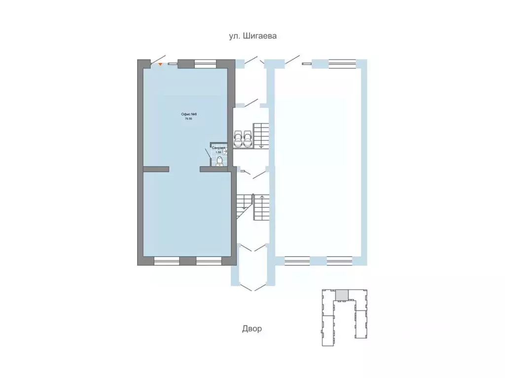 Помещение свободного назначения в Ульяновская область, Ульяновск ул. ... - Фото 2
