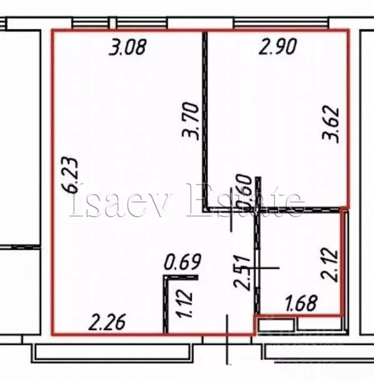 1-к кв. Москва Большая Очаковская ул., 2 (35.7 м) - Фото 2