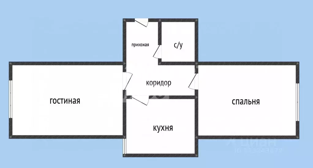 2-к кв. Дагестан, Каспийск пер. 2-й Зеленый, 27к1 (75.1 м) - Фото 1