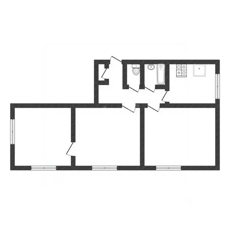 3-к кв. Тверская область, Конаковский муниципальный округ, Редкино пгт ... - Фото 2