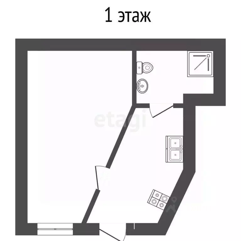 Дом в Крым, Алупка ул. Красногвардейская, 5 (39 м) - Фото 2