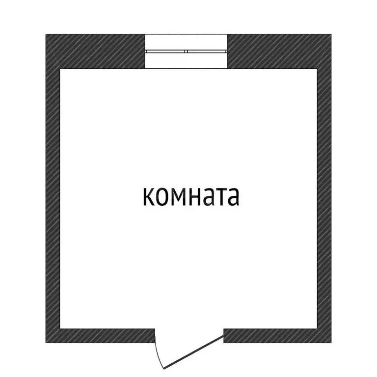 1к в -комнатной квартире (12 м) - Фото 1