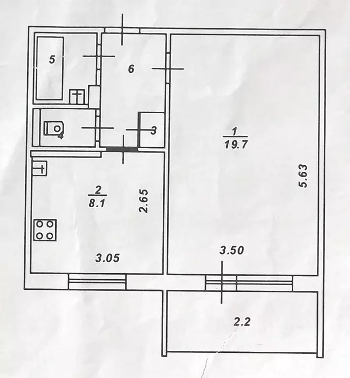 1-к кв. Тверская область, Тверь ул. Михаила Румянцева, 10 (35.6 м) - Фото 2