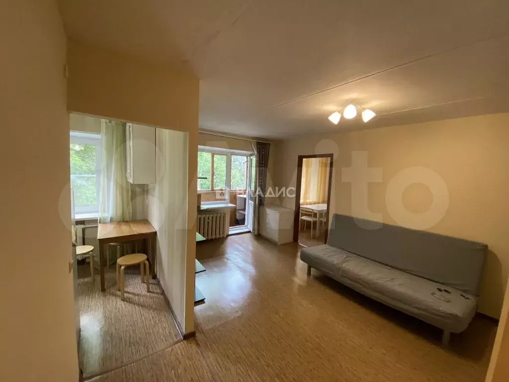 2-к. квартира, 43,5 м, 2/5 эт. - Фото 0