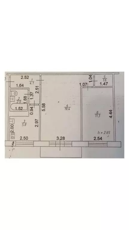 2-комнатная квартира: Казань, улица Шамиля Усманова, 28 (45.1 м) - Фото 0