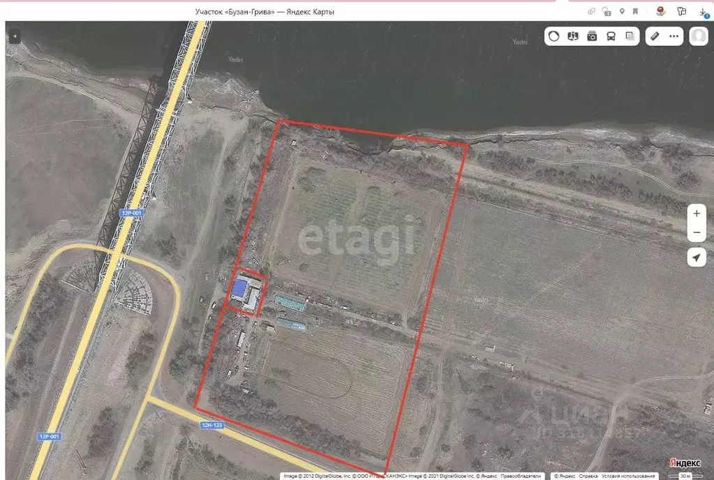 Участок в Астраханская область, Красноярский муниципальный округ, пос. ... - Фото 1