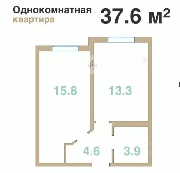 1-к кв. Краснодарский край, Новороссийск городской округ, с. Мысхако ... - Фото 2
