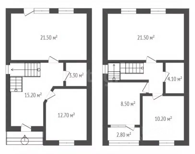 Таунхаус в Воронежская область, Борисоглебск Бланская ул., 85 (110 м) - Фото 2