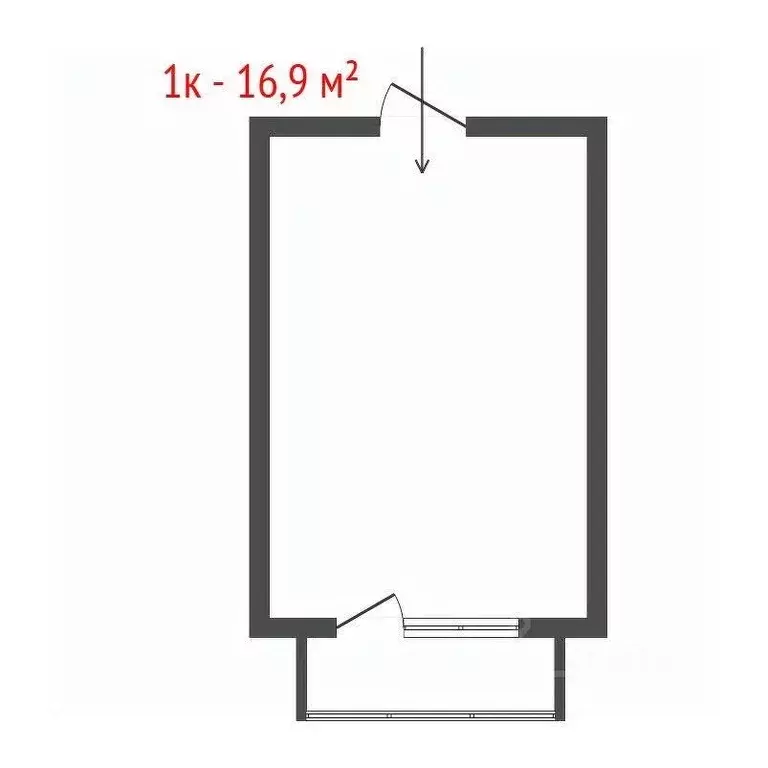 Комната Свердловская область, Екатеринбург ул. Блюхера, 13 (16.9 м) - Фото 2