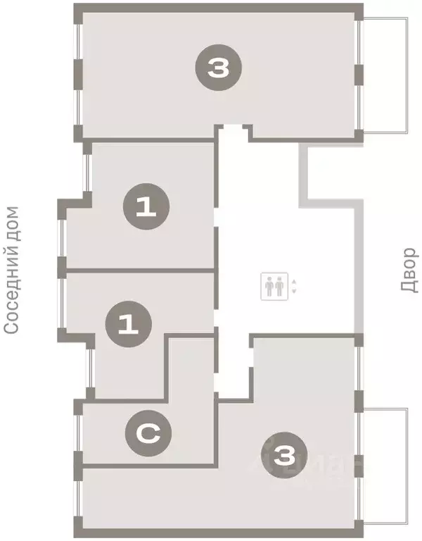 1-к кв. Свердловская область, Екатеринбург пер. Торфяной, 4 (47.0 м) - Фото 2