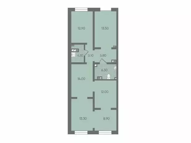 Офис (93.9 м) - Фото 1