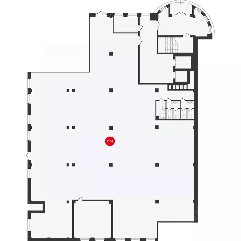 Офис в Новосибирская область, Новосибирск Первомайская ул., 43 (717 м) - Фото 1